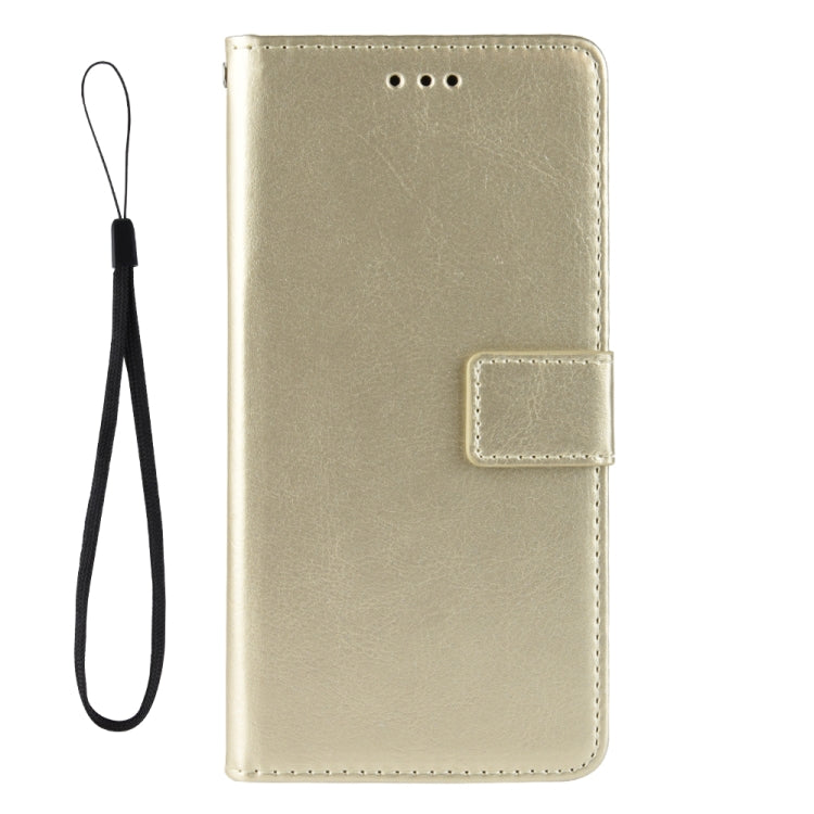 For Blackview Oscal C20 Crazy Horse Texture Horizontal Flip Leather Case with Holder & Card Slots & Lanyard(Gold) - More Brand by buy2fix | Online Shopping UK | buy2fix