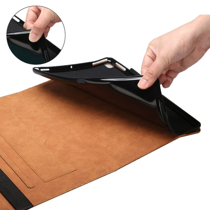 Rhombus Skin Feel Horizontal Flip Tablet Leather Case with Card Slots & Holder & Sleep / Wake-up Function For iPad 10.2 2021 / 2020 / 2019 / Pro 10.5 2019 / 2017(Brown) - iPad 10.2 Cases by buy2fix | Online Shopping UK | buy2fix