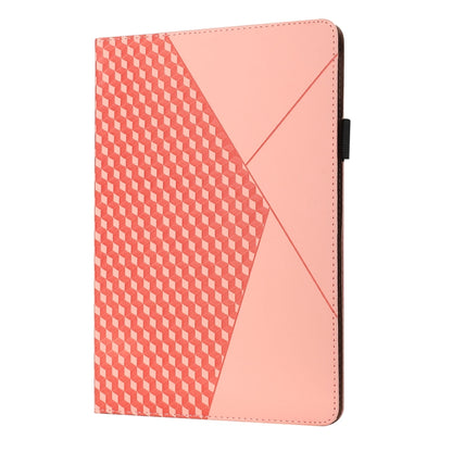 For iPad Pro 11 2022 / 2021 / 2020 / 2018 Rhombus Skin Feel Horizontal Flip Tablet Leather Tablet Case with Card Slots & Holder & Sleep / Wake-up Function(Rose Gold) - iPad Pro 11 (2022/2021) Cases by buy2fix | Online Shopping UK | buy2fix
