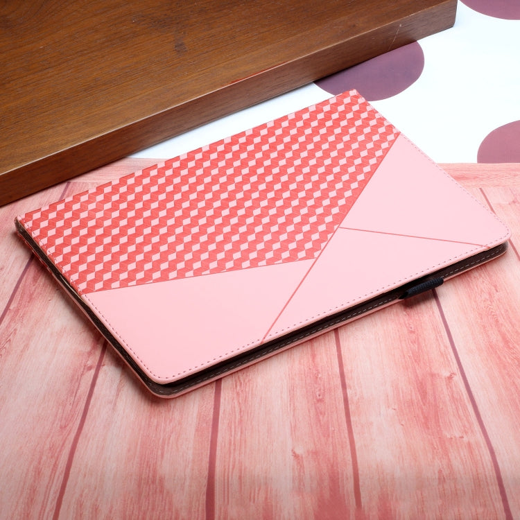 Rhombus Skin Feel Horizontal Flip Tablet Leather Case with Card Slots & Holder & Sleep / Wake-up Function For iPad 9.7 2018 / 2017(Rose Gold) - iPad 9.7 (2018) & (2017) Cases by buy2fix | Online Shopping UK | buy2fix