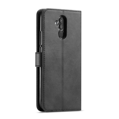 For Huawei Mate 20 Lite / Maimang 7 LC.IMEEKE Calf Texture Horizontal Flip Leather Case, with Holder & Card Slots & Wallet(Black) - Huawei Cases by LC.IMEEKE | Online Shopping UK | buy2fix