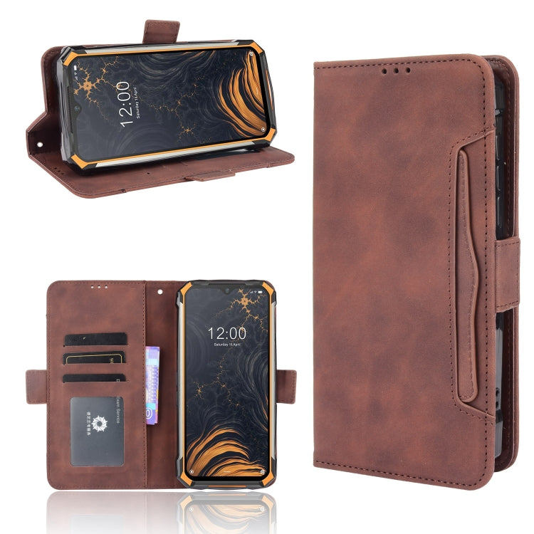 For Doogee S88 Plus / S88 Pro Skin Feel Calf Pattern Horizontal Flip Leather Case with Holder & Card Slots & Photo Frame(Brown) by buy2fix