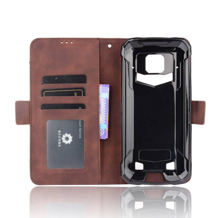 For Doogee S88 Plus / S88 Pro Skin Feel Calf Pattern Horizontal Flip Leather Case with Holder & Card Slots & Photo Frame(Brown) by buy2fix