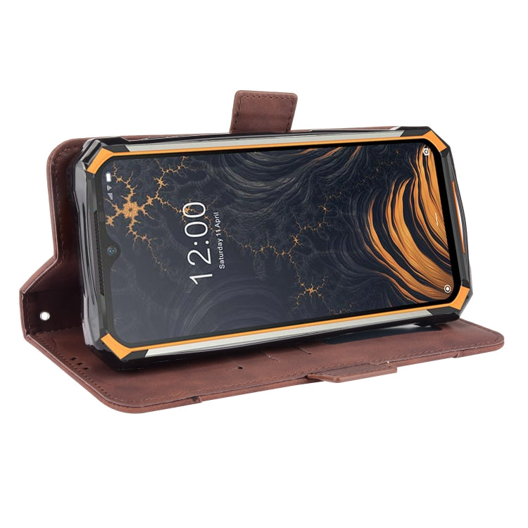For Doogee S88 Plus / S88 Pro Skin Feel Calf Pattern Horizontal Flip Leather Case with Holder & Card Slots & Photo Frame(Brown) by buy2fix