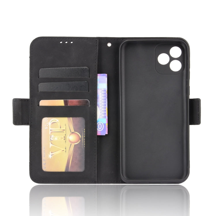 For Blackview Oscal C20 Skin Feel Calf Pattern Horizontal Flip Leather Case with Holder & Card Slots & Photo Frame(Black) - More Brand by buy2fix | Online Shopping UK | buy2fix