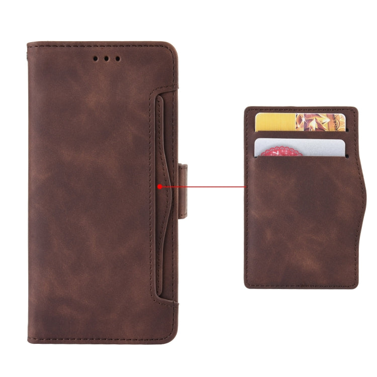 For Blackview Oscal C20 Skin Feel Calf Pattern Horizontal Flip Leather Case with Holder & Card Slots & Photo Frame(Brown) - More Brand by buy2fix | Online Shopping UK | buy2fix