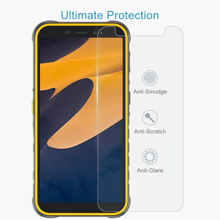 For Ulefone Armor X8i 50 PCS 0.26mm 9H 2.5D Tempered Glass Film by buy2fix