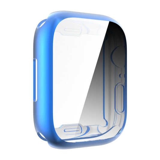 Shockproof TPU All-inclusive Electroplate Protective Case For Apple Watch Series 9 / 8 / 7 41mm(Blue) by buy2fix