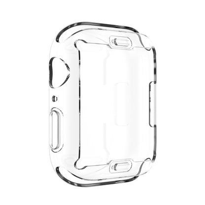 Shockproof TPU All-inclusive Electroplate Protective Case For Apple Watch Series 8 / 7 45mm(Transparent) - Watch Cases by buy2fix | Online Shopping UK | buy2fix