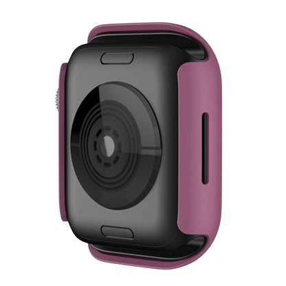 Shockproof TPU Protective Case For Apple Watch Series 9 / 8 / 7 41mm(Wine Red) by buy2fix