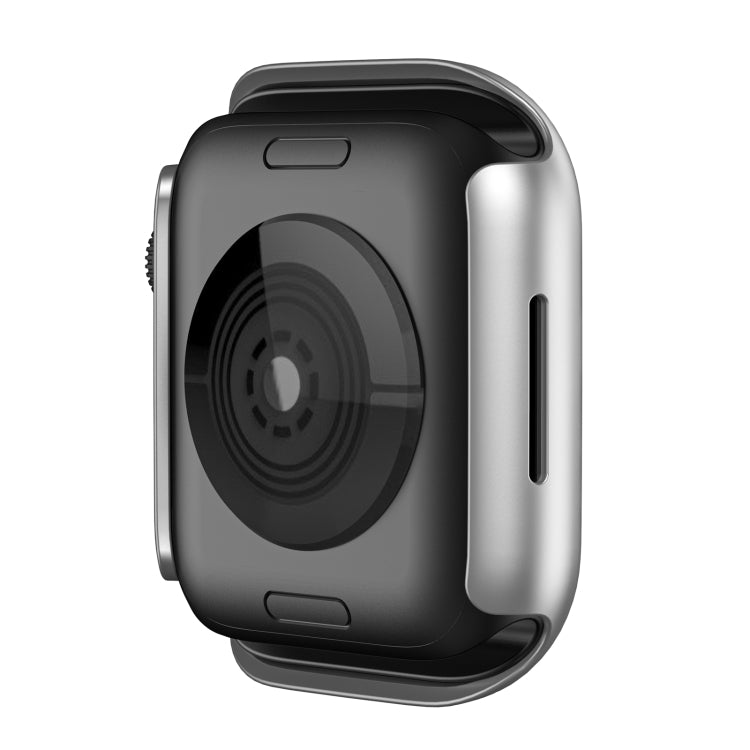 Shockproof TPU Protective Case For Apple Watch Series 9 / 8 / 7 41mm(Silver) - Watch Cases by buy2fix | Online Shopping UK | buy2fix