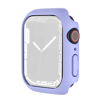 Shockproof TPU Protective Case For Apple Watch Series 9 / 8 / 7 45mm(Pink Purple) by buy2fix