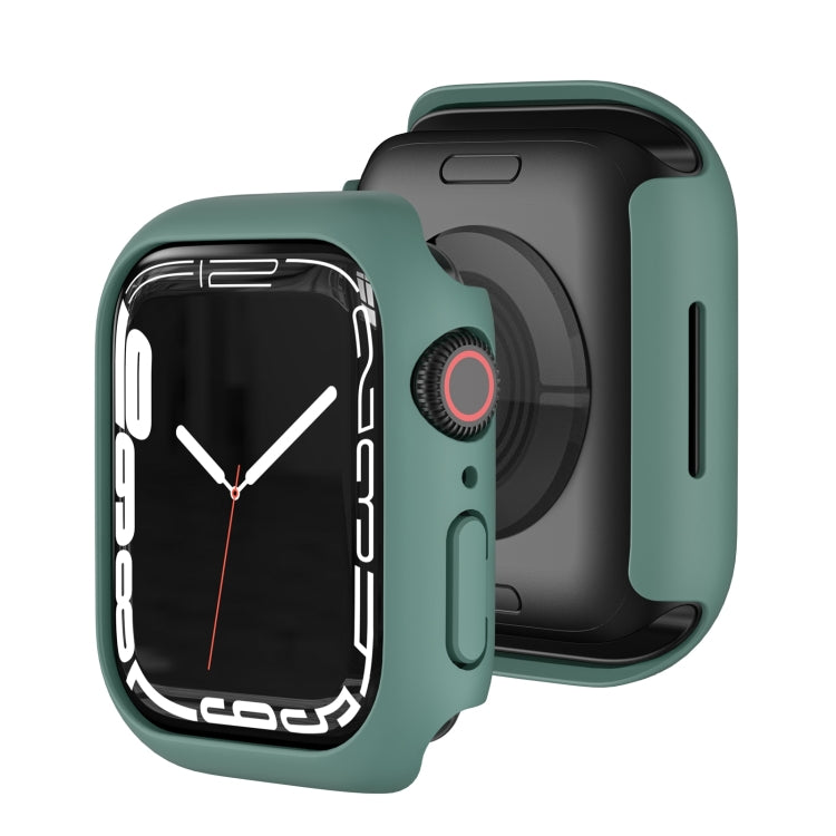 Shockproof TPU Protective Case For Apple Watch Series 9 / 8 / 7 45mm(Lake Green) by buy2fix