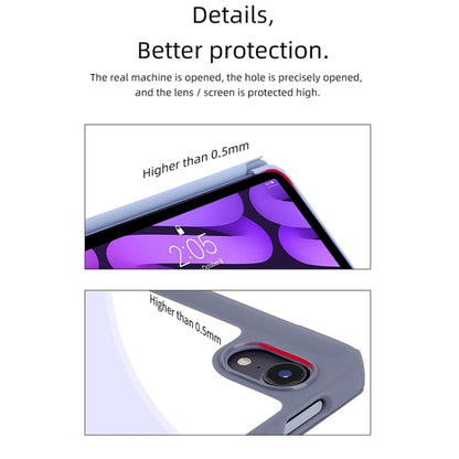 For iPad mini 6 / mini 2024 Mutural Pinyue Series Horizontal Flip Tablet Case with Holder & Pen Slot & Sleep / Wake-up Function(Mint Green) by Mutural