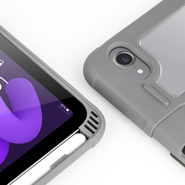 For iPad mini 6 / mini 2024 Mutural Horizontal Flip Tablet Case with Holder & Pen Slot(Red) by Mutural