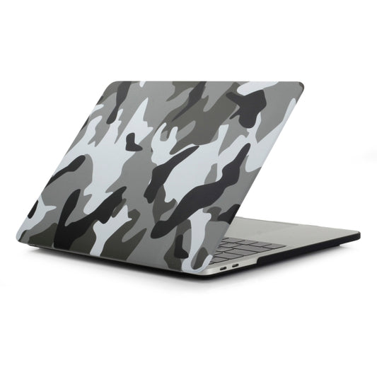 For MacBook Retina 12 inch A1534 Camouflage Pattern Laptop Water Decals PC Protective Case(Grey Camouflage) by buy2fix