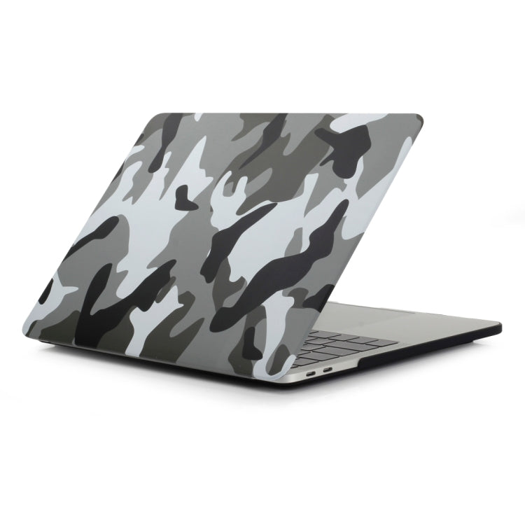Camouflage Pattern Laptop Water Decals PC Protective Case For MacBook Pro 13.3 inch A1278(Grey Camouflage) by buy2fix