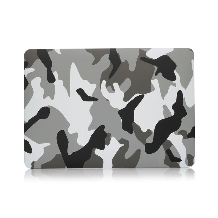 Camouflage Pattern Laptop Water Decals PC Protective Case For MacBook Pro 13.3 inch A1278(Grey Camouflage) by buy2fix