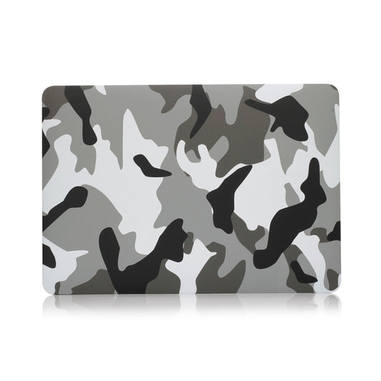 Camouflage Pattern Laptop Water Decals PC Protective Case For MacBook Pro 13.3 inch A1278(Grey Camouflage) by buy2fix