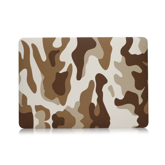 Camouflage Pattern Laptop Water Decals PC Protective Case For MacBook Pro 16 inch A2141(Brown Camouflage) by buy2fix