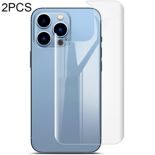 For iPhone 13 Pro 2pcs IMAK Curved Full Screen Hydrogel Film Back Protector