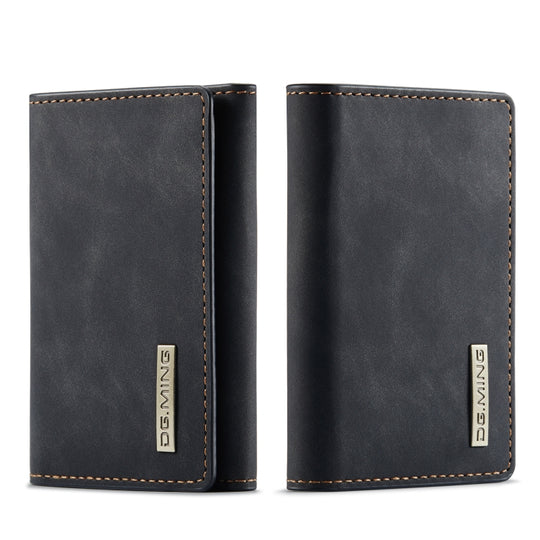 DG.MING M1 Series 3-Fold Multi Card Wallet(Black)