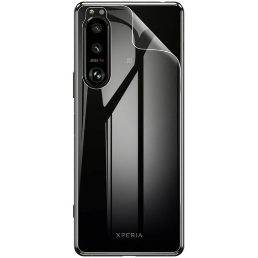 For Sony Xperia 5 III 2 PCS IMAK 0.15mm Curved Full Screen Protector Hydrogel Film Back Protector by imak