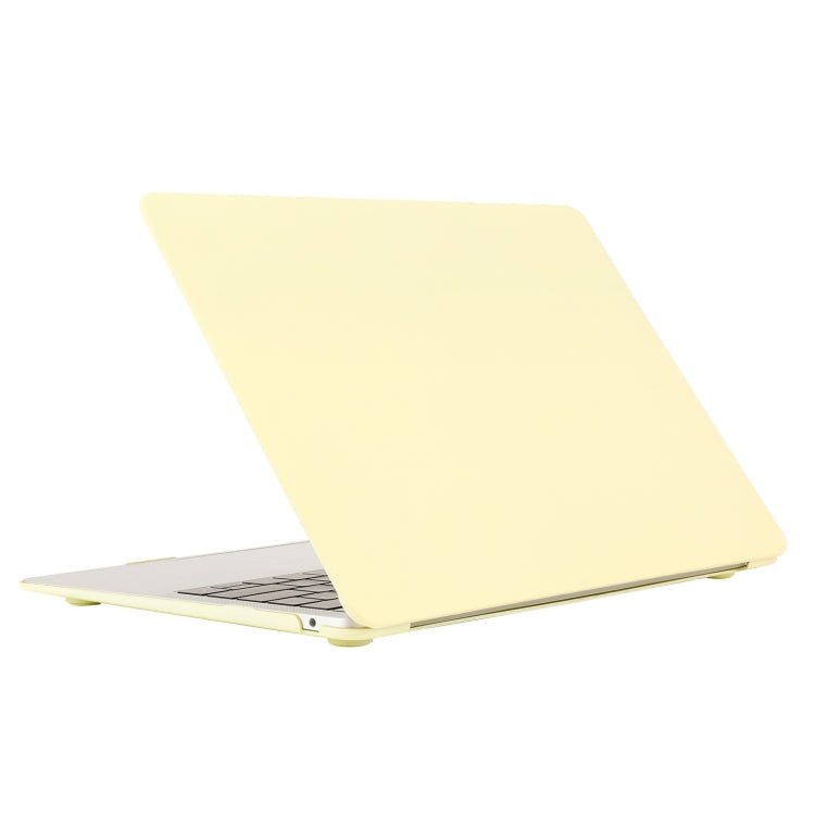 Cream Style Laptop Plastic Protective Case For MacBook Pro 16.2 inch A2485 2021(Cream Yellow) - MacBook Pro Cases by buy2fix | Online Shopping UK | buy2fix