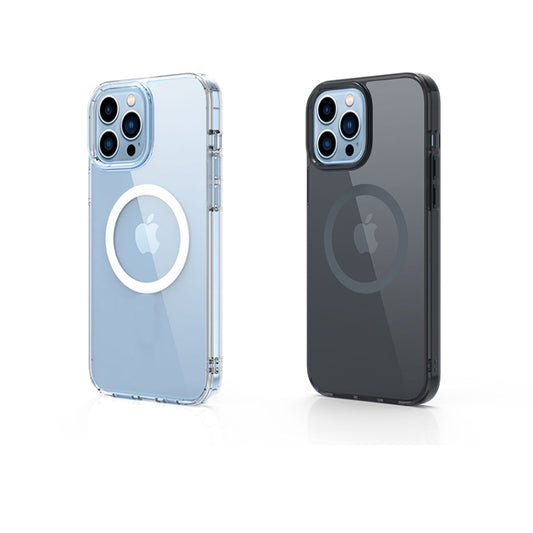 For iPhone 13 Pro Max Crystal Clear Series MagSafe TPU Magnetic Phone Case (Transparent) by buy2fix