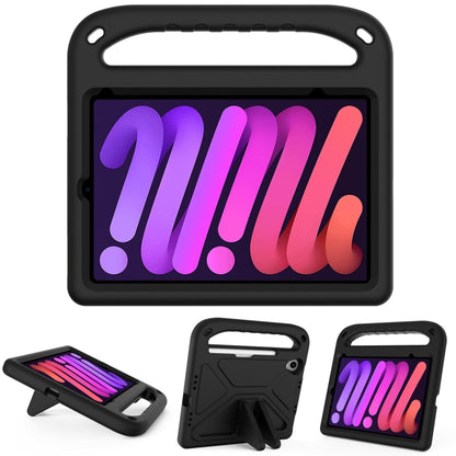 For iPad mini 2024 / mini 6 Handle Portable EVA Shockproof Tablet Case with Triangle Holder(Black) - iPad mini 6 Cases by buy2fix | Online Shopping UK | buy2fix