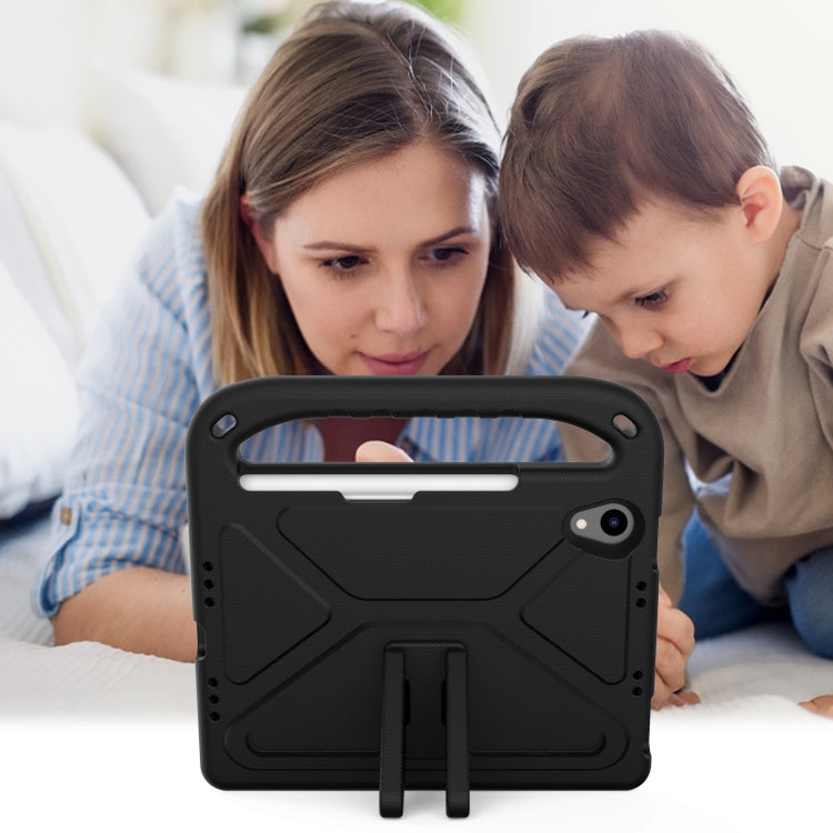 For iPad mini 2024 / mini 6 Handle Portable EVA Shockproof Tablet Case with Triangle Holder(Black) - iPad mini 6 Cases by buy2fix | Online Shopping UK | buy2fix