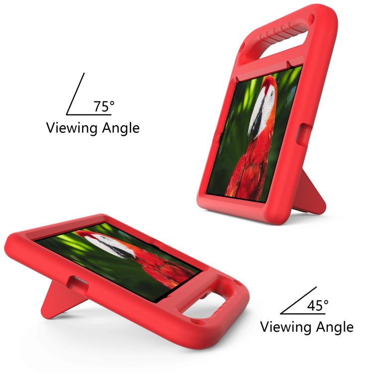 For iPad mini 2024 / mini 6 Handle Portable EVA Shockproof Tablet Case with Triangle Holder(Red) - iPad mini 6 Cases by buy2fix | Online Shopping UK | buy2fix