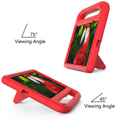 For iPad mini 2024 / mini 6 Handle Portable EVA Shockproof Tablet Case with Triangle Holder(Red) - iPad mini 6 Cases by buy2fix | Online Shopping UK | buy2fix