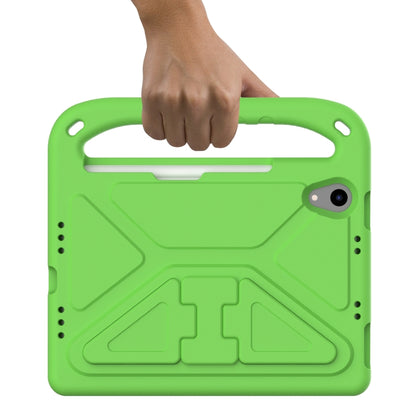 For iPad mini 2024 / mini 6 Handle Portable EVA Shockproof Tablet Case with Triangle Holder(Green) - iPad mini 6 Cases by buy2fix | Online Shopping UK | buy2fix