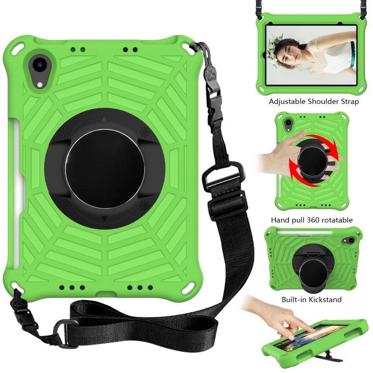 For iPad mini 2024 / mini 6 Spider King EVA Tablet Case with Shoulder Strap & Holder & Pen Slot(Green) - iPad mini 6 Cases by buy2fix | Online Shopping UK | buy2fix