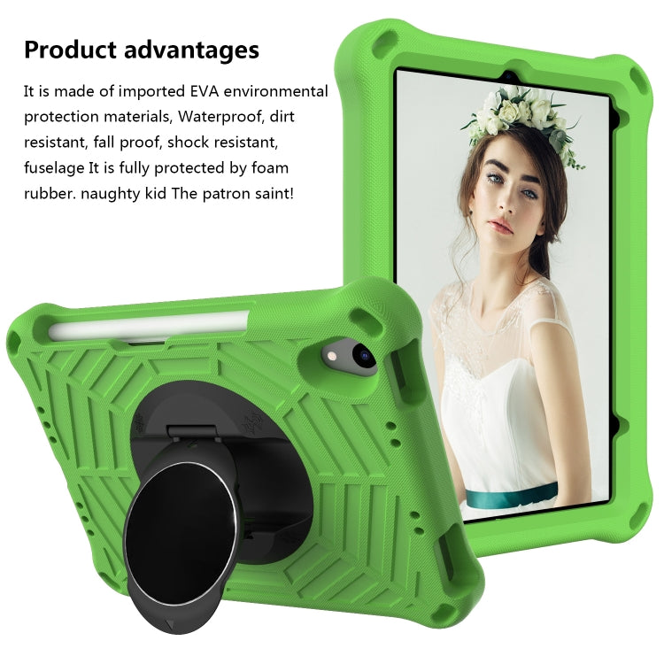 For iPad mini 2024 / mini 6 Spider King EVA Tablet Case with Shoulder Strap & Holder & Pen Slot(Green) - iPad mini 6 Cases by buy2fix | Online Shopping UK | buy2fix