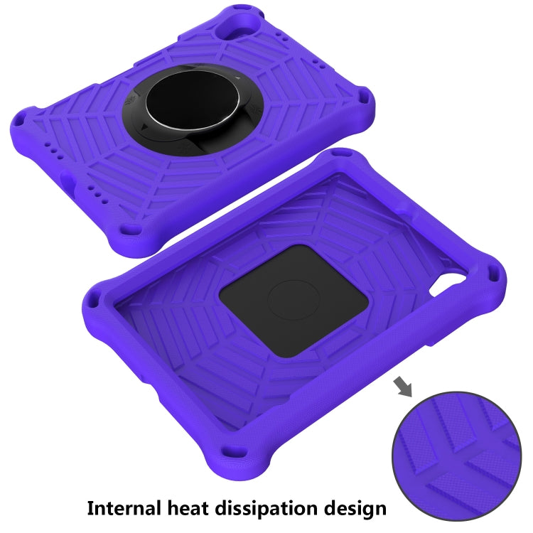 For iPad mini 2024 / mini 6 Spider King EVA Tablet Case with Shoulder Strap & Holder & Pen Slot(Purple) - iPad mini 6 Cases by buy2fix | Online Shopping UK | buy2fix