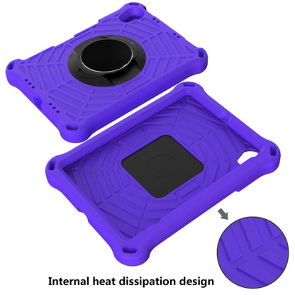 For iPad mini 2024 / mini 6 Spider King EVA Tablet Case with Shoulder Strap & Holder & Pen Slot(Purple) - iPad mini 6 Cases by buy2fix | Online Shopping UK | buy2fix