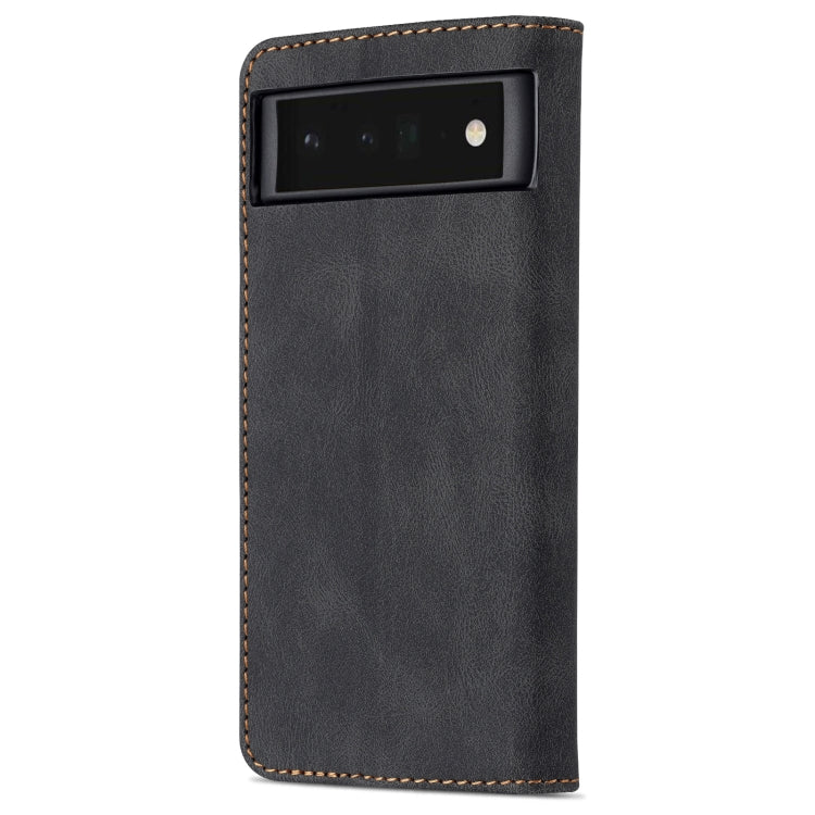 For Google Pixel 6 Pro AZNS Dream Second Generation Skin Feel Horizontal Flip Phone Leather Case(Black) - Google Cases by AZNS | Online Shopping UK | buy2fix