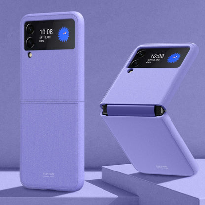 For Samsung Galaxy Z Flip3 5G Rock Sand All Inclusive Phone Case(Purple) - Galaxy Phone Cases by GKK | Online Shopping UK | buy2fix