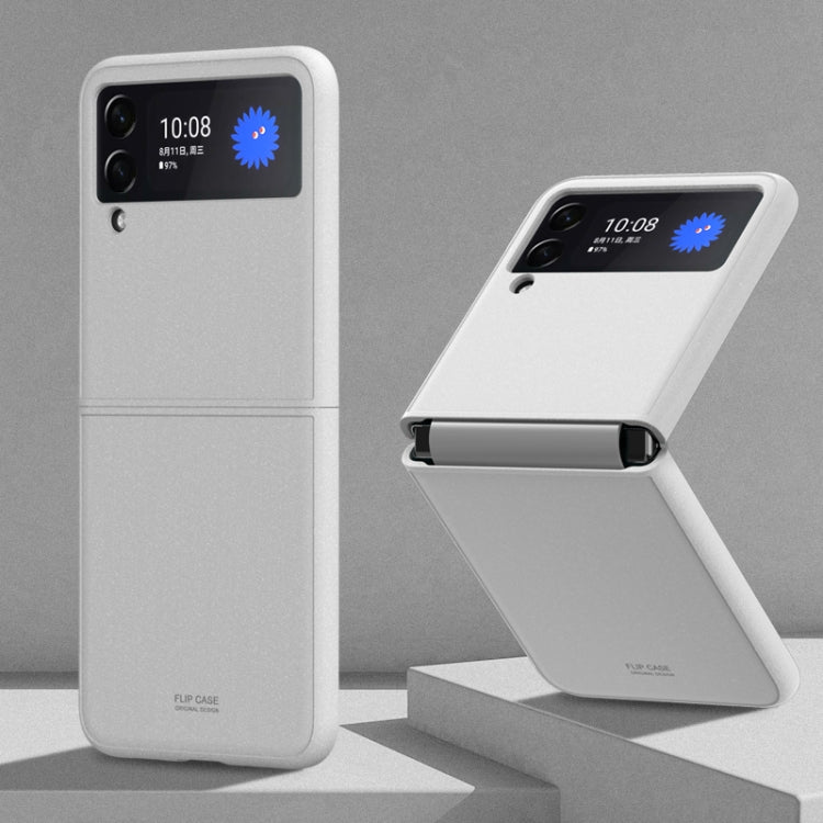 For Samsung Galaxy Z Flip3 5G Rock Sand All Inclusive Phone Case(Grey) - Galaxy Phone Cases by GKK | Online Shopping UK | buy2fix