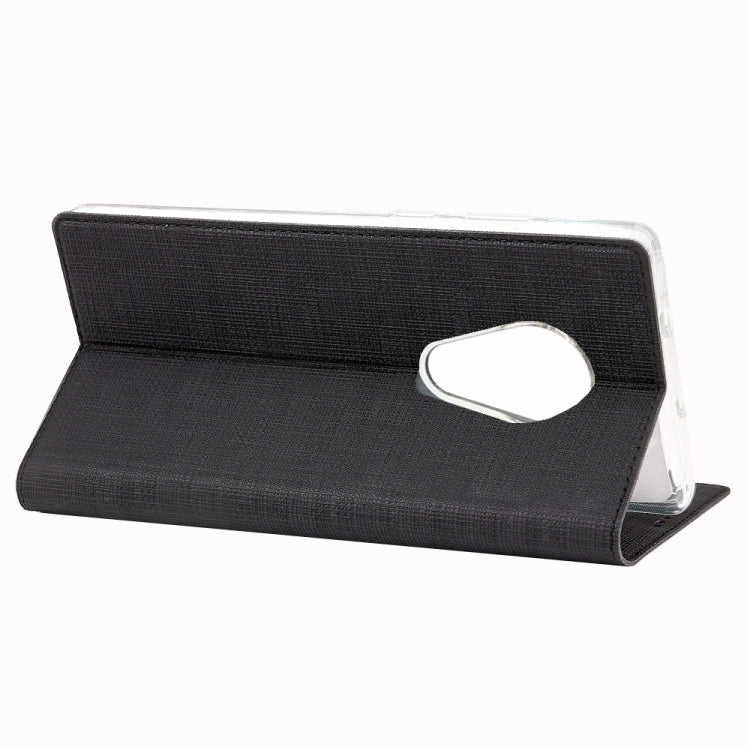 For Nokia 6.2 & 7.2 ViLi Shockproof TPU + PU Horizontal Flip Protective Case with Card Slot & Holder(Black) - Nokia Cases by ViLi | Online Shopping UK | buy2fix