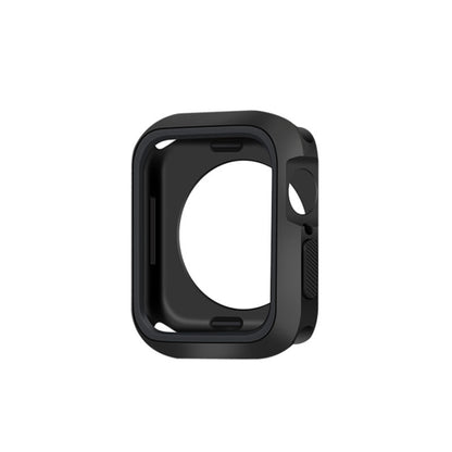 Two-color Shockproof Protective Case For Apple Watch Series 9 / 8 / 7 45mm(Black) - Watch Cases by buy2fix | Online Shopping UK | buy2fix