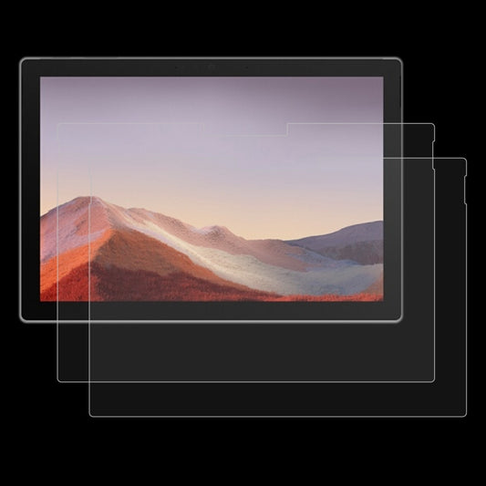 For Microsoft Surface Pro 8 /  Pro X 2 PCS 9H 2.5D Explosion-proof Tempered Tablet Glass Film - Others by buy2fix | Online Shopping UK | buy2fix