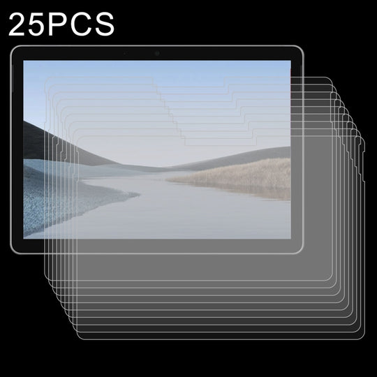 25 PCS/Pack For Microsoft Surface Go 4 / 3 / 2 / 1 9H 2.5D Explosion-proof Tempered Tablet Glass Film
