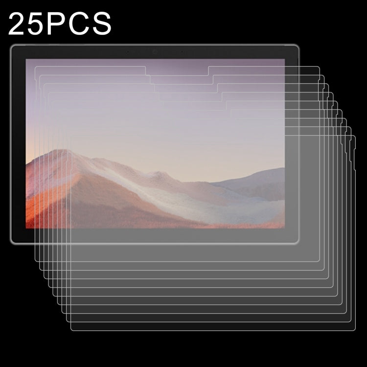For Microsoft Surface Pro 8 /  Pro X 25 PCS 9H 2.5D Explosion-proof Tempered Tablet Glass Film - Others by buy2fix | Online Shopping UK | buy2fix