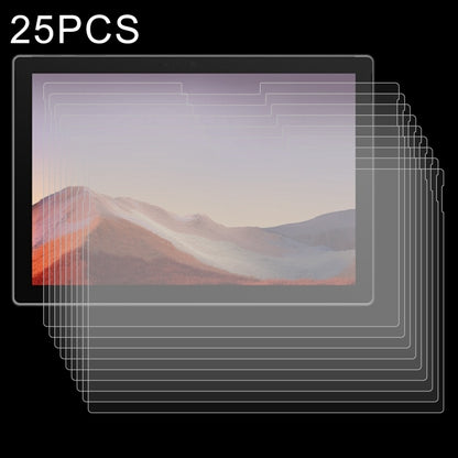 For Microsoft Surface Pro 8 /  Pro X 25 PCS 9H 2.5D Explosion-proof Tempered Tablet Glass Film - Others by buy2fix | Online Shopping UK | buy2fix