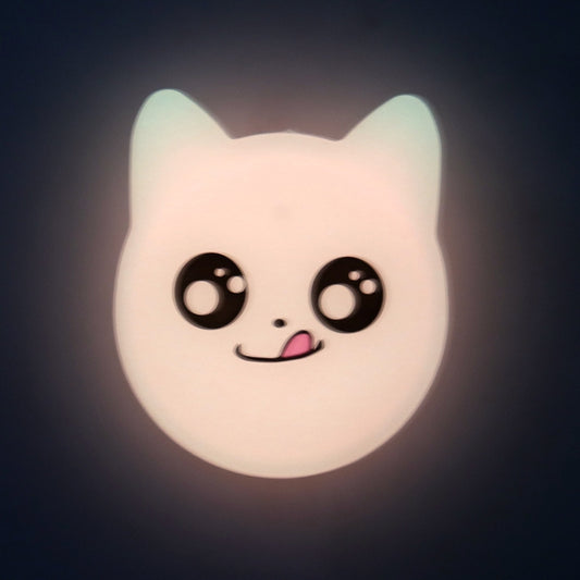 Naughty Smile Cute Cartoon Pet Collar Anti-lost Tracker Silicone Case For AirTag(Fluorescent Pink) by Mutural