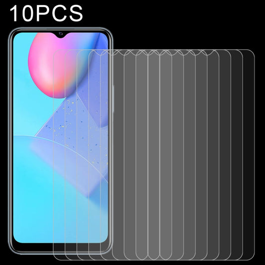 For vivo Y12S 2021 / Y15A / Y15S / Y12a 10 PCS 0.26mm 9H 2.5D Tempered Glass Film by buy2fix