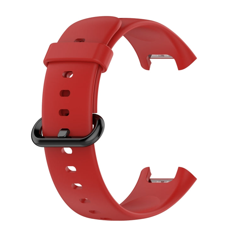 For Xiaomi Redmi Watch 2 Solid Color Silicone Strap Watch Band(Red) - Watch Bands by buy2fix | Online Shopping UK | buy2fix